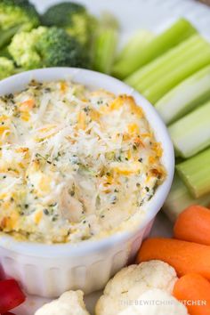 broccoli, cauliflower, carrots and celery on a plate