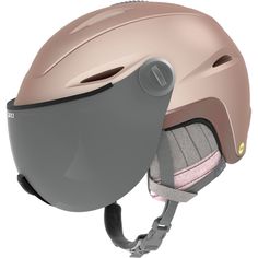 an image of a helmet that looks like it is wearing a helmet with a visor