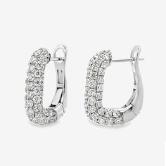 Our top favorites -unique hoops feature a French micro pave' setting that catches the light and will be your number one go to earring. Perfect for any occasion, whether it's a night out or just your daily hustle. Your jewelry collection won't be complete without them! Natural Diamonds: 2.15ctw 18K White or Yellow Gold Length: 1/2 Inch Pave Setting, Micro Pave, Huggies Earrings, Number One, Natural Diamonds, Jewelry Collection, Night Out, Diamonds, White Gold