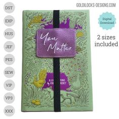 an image of a notebook with the words you're mother written on it and two different sizes included