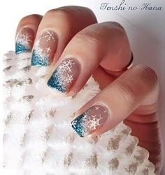 Frozen Nails, Makijaż Smokey Eye, Nails Glitter, Christmas Nails Acrylic, Snow Flake, Disney Nails