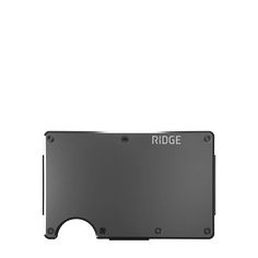 the ridge card case is shown on a white background