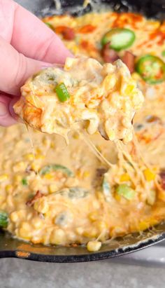 Jalapeno hot corn dip is creamy, cheesy, and spicy. The perfect dip for parties, game day food, or just to enjoy for no reason at all! Recipes With Jalapenos, Jalapeno Corn Dip, Cheesy Corn Dip, Hot Corn Dip, Tailgate Recipes, Bacon Jalapeno Poppers, Batch Baking, Corn Dip Recipes, Hot Corn