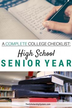 a high school senior year is the perfect time to complete college checklist for students