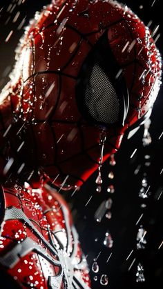 the amazing spider - man is seen in this image