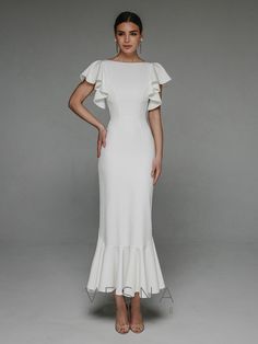 Свадебное платье Бетсис Off White Dresses Classy, Elegant Luxury Wedding Dress, Maternity Wedding Guest Outfit, Luxury Dress Classy, White Dress Ideas, White Classy Dress, Dress Photo, Elegant Dresses Classy, Bridal Salon