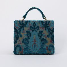 Luxury Blue Box Bag For Errands, Zipper Closure Bags With Rectangular Case, Elegant Satchel Box Bag For Errands, Luxury Satchel With Zipper For Daily Use, Blue Rectangular Daily Use Bag, Blue Rectangular Case Bag For Daily Use, Chic Rectangular Case Bag For On-the-go, Blue Satchel Briefcase, Classic Blue Top Handle Box Bag