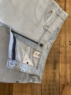 "High waisted 90's denim shorts. Made by Levi's in ultra light blue denim wash. Shorts are in excellent clean condition. Perfectly worn in with light naturally distressed character. Shorts have been cut off and washed once. Measurements are taken zipped or buttoned up and laid comfortably flat then x 2 for total circumference (inches) Levis 560 Tag Size 32 100% Cotton Waist 31.5\" Hips 45\" Length 13.5\" Inseam 2\" Rise 12\" leg opening circumference 28\" All items are free of rips, tears, holes Light Wash Short Jeans With Belt Loops, Short Light Wash Jeans With Belt Loops, Light Wash Fitted Straight Leg Jean Shorts, Fitted Light Wash Straight Leg Jean Shorts, Vintage Denim Blue Straight Leg Jean Shorts, Retro Straight Leg Denim Jean Shorts, Vintage Light Wash Straight Leg Jean Shorts, 90s Style Medium Wash Straight Leg Jean Shorts, 90s Denim Jean Shorts Straight Leg