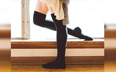 35 Profitable Items You Can Make With A Heat Press White Thigh High Socks, Thigh High Sock Boots, Black Thigh High Socks, Thigh High Stockings And Tights, Cable Knit Leg Warmers, Thigh Socks, Uniform Skirt, Black Thigh High, Stockings Legs