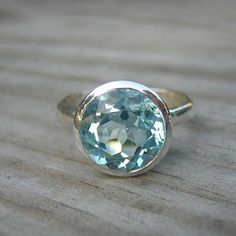 ROCK Blue Topaz Wedding Ring, Topaz Birthstone Ring, Topaz Wedding Ring, December Birthstone Jewelry, Blue Rock, Topaz Birthstone, Blue Topaz Necklace, Summer Sky, Sky Blue Topaz