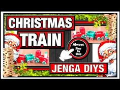 a christmas train game with santa clause on it