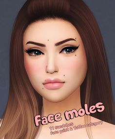 an animated image of a woman's face