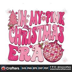 i'm my pink christmas bra svg file