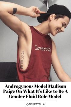 Androgynous Model, Style Tomboy, Madison Paige, Tomboy Stil, Androgynous Girls, Androgynous Women, Androgynous Models, Gender Fluid Fashion, Witch Tattoo