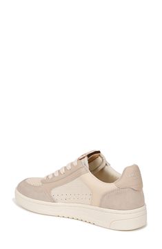 Great for running errands or bringing a casual vibe to your outfit, this low-profile leather sneaker features bold perforations along the sides and toe. Lace-up style Removable insole Leather upper and lining/rubber sole Imported Everyday Sneakers With Perforated Toe Box, Everyday High-top Sneakers With Perforated Toe Box, Casual Suede High-top Sneakers With Perforated Toe Box, Everyday Lace-up High-top Sneakers With Perforated Toe Box, Everyday Low-top Sneakers With Perforated Toe Box, Everyday Synthetic Sneakers With Perforations, Everyday High-top Sneakers With Perforations, Sporty Sneakers With Perforations For Everyday, Everyday Lace-up Sneakers With Perforated Toe Box