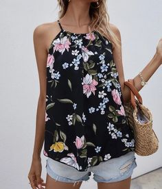 Scanno Floral Halter Top - La Bella Fashion Boutique Online Fashion Boutique online boutique dresses tank tops Floral Halter Top, Bob Lace Front Wigs, 5 S, Boutique Dresses, Sewing Clothes, Online Boutiques, Little Princess, Amazing Products, Fashion Sense