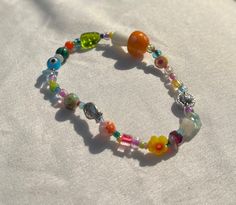 Rave Jewelry, Handmade Aesthetic, Cute Friendship Bracelets, Bracelets Adjustable, Bead Tutorials, Seed Bead Tutorial, Gemstone Beaded Bracelets, Star Bracelet, Pretty Bracelets