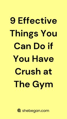 Whatever your reason for being at the gym, you might have a crush on someone there. This can be a fun, exciting feeling. But it can also be pretty stressful. So, the question in your mind will be, what should I do if I have a crush on a guy at the gym?

This article provides you with some effective things to do if you have a crush at the gym. Date Night Questions, Gym Crush, Crushing On Someone, I Have A Crush, Gym Rat, Dating Advice, Having A Crush