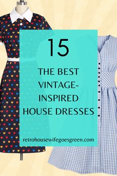 House Dress Pattern, A Streetcar Named Desire, Vintage Housewife, Vintage Shirt Dress, House Dresses, Vintage Lifestyle, Vintage Clothing Stores, Vintage Inspired Outfits, Vintage Style Dresses