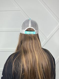 Turquoise Distressed Hat with Grey Mesh Distressed Hat, Sweatshirt Set, Hats For Sale, Pullover Jacket, Turquoise Color, Accessories Necklace, Lounge Wear, Mesh, Turquoise