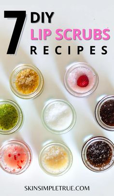 DIY lip scrub recipe homemade How To Make Lip Scrub With Vaseline, How To Make A Sugar Lip Scrub, Christmas Diy Body Products, How To Make Homemade Beauty Products, Exfoliating Lip Scrub Diy, Natural Lip Scrub Recipes, Diy Lip Scrubs Recipes