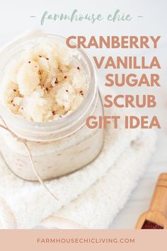 Cranberry Candles Diy, Homemade Christmas Sugar Scrub, Christmas Sugar Scrub Recipes, Sugar Scrub Packaging Ideas, Christmas Sugar Scrub Diy, Sugar Scrub Christmas, Lotion Business, Christmas Sugar Scrub, Cranberry Sugar Scrub