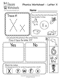 worksheet for the phonicic worksheet - letter x and y