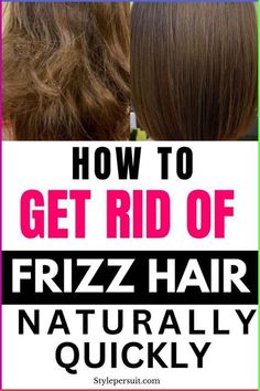 Remedies For Frizzy Hair, Frizzy Hair Solution, Rid Of Frizzy Hair, Frizzy Hair Remedies, Tame Frizzy Hair, Frizzy Hair Tips, Haircuts For Frizzy Hair, Easy Care Hairstyles, Luxy Hair