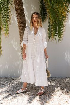 Suki Tiered Maxi Dress - Ink Oversized V-neck Maxi Dress For Day Out, Oversized Summer Maxi Dress For Daywear, Oversized Maxi Dress For Summer Daywear, Oversized Maxi Dress For Day Out, Billowy Maxi Dress For Summer Daywear, Billowy Maxi Dress For Day Out, Oversized Midi-length Maxi Dress For Beach, Summer Billowy V-neck Maxi Dress, Oversized Midi Maxi Dress For Beach