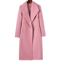 Long Pink Coat, Long Red Coat, Hobbs Coat, Wool Maxi Coat, Red Long Coat, Cheap Hobbies, Shawl Collar Coat, Pink Shawl, Red Wool Coat