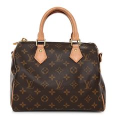 This is an authentic LOUIS VUITTON Monogram Speedy Bandouliere 25. This classic shoulder bag is crafted of signature Louis Vuitton monogram coated canvas. The bag features vachetta cowhide leather rolled top handles and polished brass hardware. The top zipper opens to a cocoa brown fabric interior with a hanging zipper pocket. Luxury Monogram Canvas Satchel For Formal Occasions, Designer Formal Satchel In Signature Coated Canvas, Classic Monogram Canvas Satchel For Evening, Classic Evening Satchel In Monogram Canvas, Luxury Monogram Canvas Satchel, Luxury Satchel With Leather Handles And Coated Canvas, Formal Brown Monogram Canvas Satchel, Luxury Shoulder Bag In Monogram Canvas With Leather Lining, Designer Brown Satchel In Signature Coated Canvas