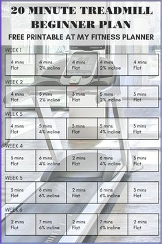 the 20 minute treadmill beginner plan