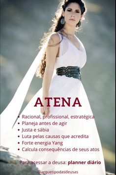 a woman in a white dress is standing with her hands on her hips and the words attena above her head