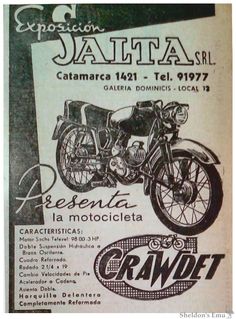 an old advertisement for a motorcycle show in the middle of town, with information about it