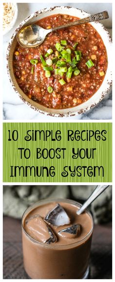 the top 10 simple recipes to booster your immune system