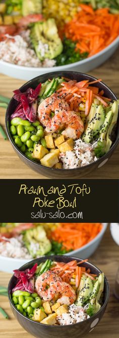 two bowls filled with different types of vegetables