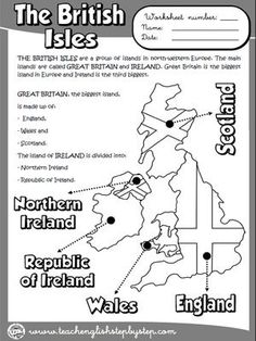 the british isles worksheet