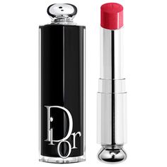 A 90% natural-origin Dior lipstick that delivers up to 24 hours of hydration and up to six hours of color and shine, in a refillable couture case. Formulation Type: LipstickBenefits: HydratingHighlighted Ingredients: - Jasmine Wax: Helps hydrate lips.- Plum Oil: Rich in essential and omega fatty acids. - Vegetable-based Oils: Provide extreme shine.What Else You Need to Know: Composed with jasmine wax and plum oil, Dior Addict Shine Lipstick delivers up to 24-hour hydration and up to six hours of Dior Addict Lipstick, Penyimpanan Makeup, Trendy Shades, Dior Lipstick, Hygiene Tips, Shine Lipstick, Dior Addict Lip, First Perfume, Hygiene Products