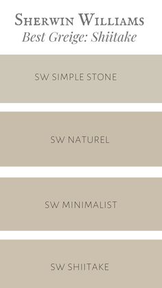 the different shades of paint that are available in sherylin williams's best george shi