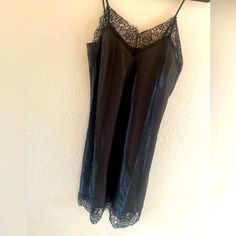 Black/ Sexy Night Gown/ Silky/ New Night Gown, Women's Intimates, Lingerie, Women Shopping, Black, Color