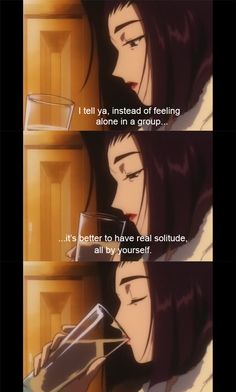 an anime scene with two people kissing and one is holding a glass in front of the other