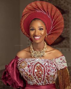 African Prom Dresses Ankara, Nigerian Traditional Dresses, Nigerian Wedding Dresses Traditional, Nigerian Wedding Dress, African Blouses, African Wedding Attire, African Lace Styles, Traditional Wedding Attire