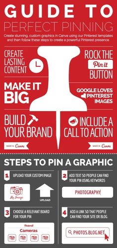 the ultimate guide to perfect pining info for your website or blog - info graphics