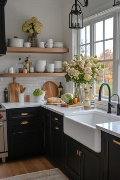 the kitchen is clean and ready for us to use