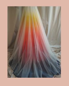 Hand painted ombre wedding skirt. Sunset wedding skirt. Chiffon wedding skirt. Colorful skirt. Maxi skirt. Beach wedding skirt. Ombre colors of your choice. Be NOTED!  It takes at least 3 - 4 months to make this painted skirt model. When ordering on Etsy the table gives the longest period of two months. Please have in mind the necessary period of making it.  ✄----------------------- This skirt will be custom made to best fit each unique body. ✄--------------- In order to do that, contact me and Painted Skirt, Wedding Jumpsuits, Poofy Skirt, Colorful Skirt, Skirt Chiffon, Tiny Dress, Skirt Beach, 20 November, Hand Painted Dress