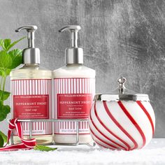 Williams Sonoma Peppermint Essential Oils Collection Peppermint Candles, Peppermint Eucalyptus, Essential Oils Collection, Holiday Greenery, Holiday Mood, Holiday Candles, Botanical Oils, Natural Moisturizer, Oil Blends