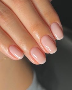 Sheer Nails, Natural Nail Designs, Subtle Nails, Oval Nails, Neutral Nails, Healthy Nails