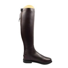 TuffRider Men's Baroque Dress Boots are traditionally styled tall boots perfect for the male rider looking for comfort and convenience in an affordable, well made boot. Features include a Spanish top, a round toe, and a back zipper with snap closure for added security. The elastic gussets increase freedom of movement and perfect fit. TuffRider offers an amazing line of equestrian footwear and apparel for men, ladies, and kids. Get excellent quality and fashion forward styles that won't break the