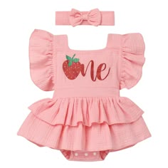 PRICES MAY VARY. ✤ Sweet One Birthday Outfit Girl: Berry sweet one birthday outfit girl watermelon 1st birthday outfit girl, fruit 1st birthday outfit girl, Super cute birthday outfit for one year old girl, it looks awesome on your baby 1st birthday cake smash party and perfect for making months photos. ✤ Cute Romper Design: Baby watermelon outfit strawberry baby girl outfit, baby watermelon or strawberry romper, sweet "One" letters and lovely watermelon or strawberry print on top, so pretty and Berry First Birthday Outfit, Strawberry Romper, Baby Girls 1st Birthday, Berry 1st Birthday, Cake Smash Photo Shoot, 2nd Birthday Outfit, First Birthday Outfit Girl, Watermelon Strawberry, Berry First Birthday