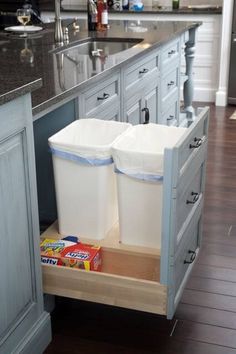 Separate bins pls Kitchen Upgrades, Farmhouse Sink, Traditional Kitchen, Kitchen Remodel Idea, Kitchen Makeover, Kitchen Space, Diy Kitchen